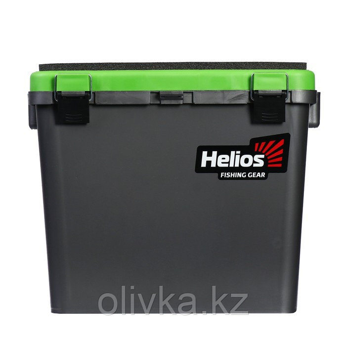 Ящик зимний HELIOS односекционный, цвет серо-салатовый - фото 3 - id-p113239133