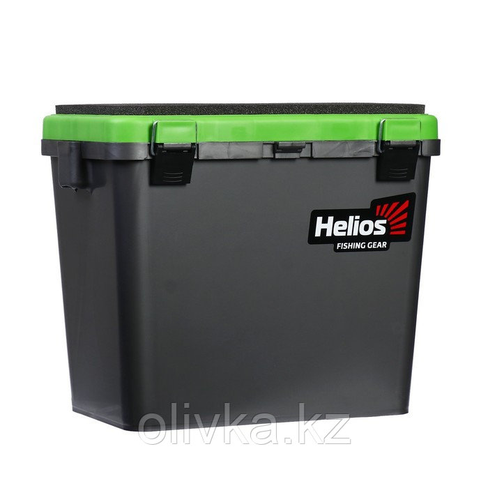 Ящик зимний HELIOS односекционный, цвет серо-салатовый - фото 4 - id-p113239133