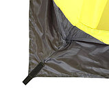 Палатка зимняя утепленная Helios "Куб", 1.75 х 1.75 м, цвет желтый/серый (HS-WSCI-175YG), фото 10