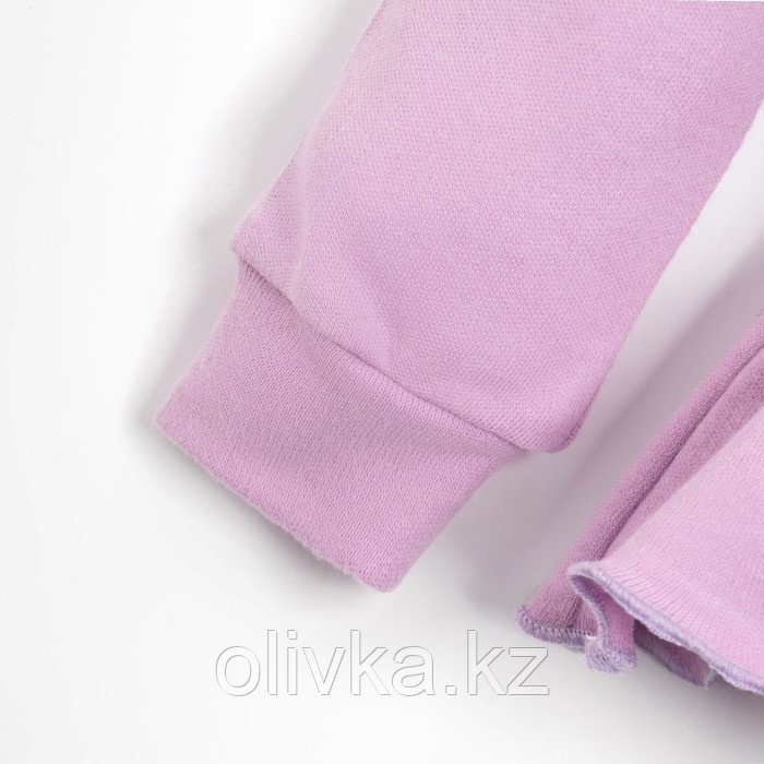 Костюм детский (джемпер, брюки) MINAKU, цвет сиреневый, рост 74-80 см - фото 5 - id-p113236097