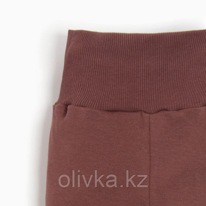 Костюм детский (свитшот, брюки) MINAKU, цвет бежевый/коричневый, рост 86-92 см - фото 9 - id-p113236099