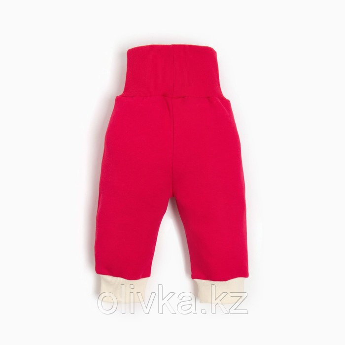 Костюм детский (свитшот, брюки) MINAKU, цвет экрю/фуксия, рост 86-92 см - фото 10 - id-p113236100