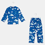 Пижама детская (рубашка, брюки) KAFTAN "Луна" р. 110-116, синий, фото 9