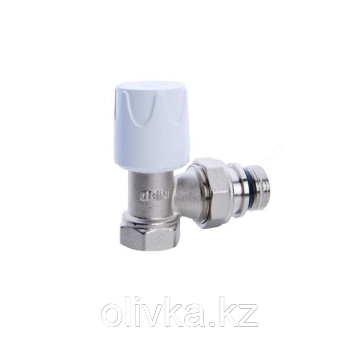 Клапан для радиатора Ogint 022-4830, 3/4", PN 10, ручной, угловой штуцер, с прокладкой - фото 1 - id-p113232706