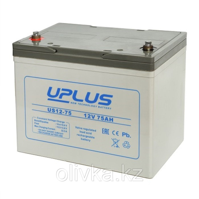 Аккумуляторная батарея UPLUS (Leoch) 75 Ач 12 Вольт US 12-75 - фото 1 - id-p113234593