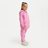 Костюм для девочки (худи, брюки) KAFTAN "Basic line", размер 28 (86-92), цвет розовый, фото 2