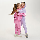 Костюм для девочки (худи, брюки) KAFTAN "Basic line", размер 28 (86-92), цвет розовый, фото 7