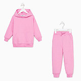 Костюм для девочки (худи, брюки) KAFTAN "Basic line", размер 28 (86-92), цвет розовый, фото 10