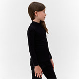Джемпер для девочки (Термо), цвет чёрный, рост 116-122, фото 3