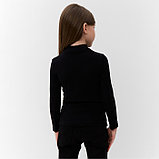 Джемпер для девочки (Термо), цвет чёрный, рост 116-122, фото 4