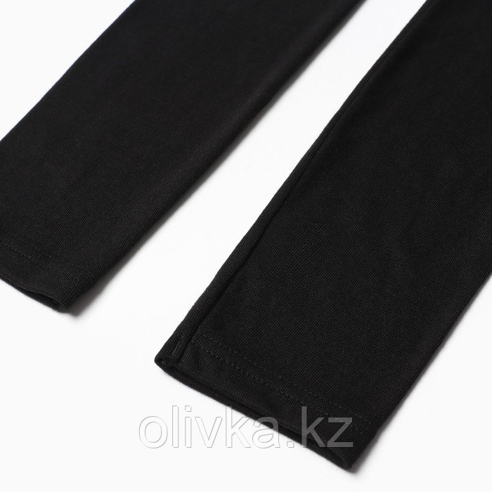 Леггинсы для девочки (Термо), цвет чёрный, рост 110-116 - фото 6 - id-p113238178