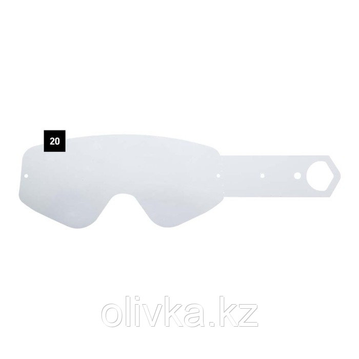 Комплект отрывных линз Spy Optic Klutch/Whip/Targa3 20 шт, прозрачный - фото 1 - id-p113231284