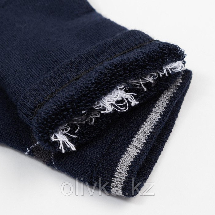 Носки детские махровые, цвет тёмно-синий, размер 16-18 - фото 4 - id-p113232717