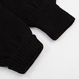 Перчатки, цвет чёрный, размер 20, фото 3