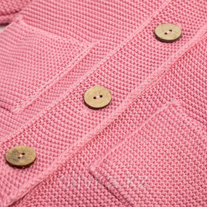 Джемпер вязаный Крошка Я "Trendy" рост 98-104 см, цвет розовый - фото 7 - id-p113234636