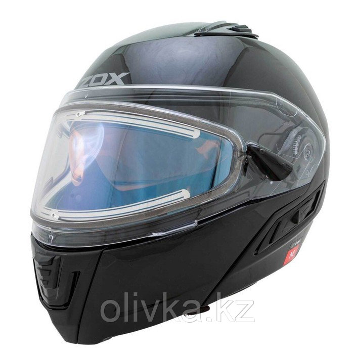 Шлем снегоходный ZOX Condor, стекло с электроподогревом, глянец, размер XL, чёрный - фото 1 - id-p113234205