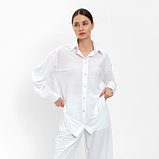 Пижама женская (сорочка, брюки) MINAKU: Home collection цвет белый, р-р 48, фото 3