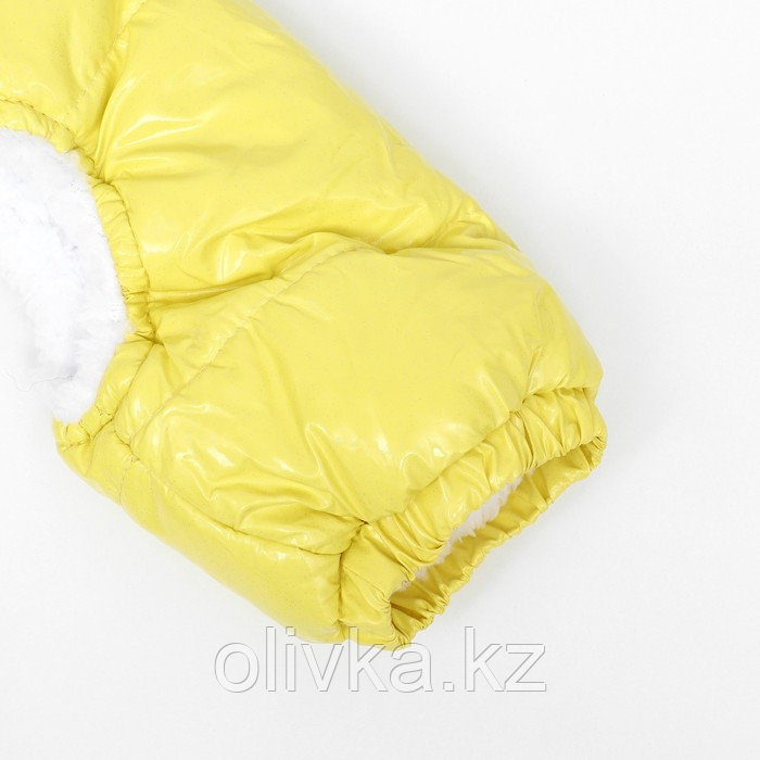 Комбинезон-штаны для собак, размер L (ДС 40, ОТ 44 см), жёлтый - фото 9 - id-p113238233