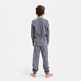 Пижама детская для мальчика KAFTAN Brother, р.32 (110-116), темно-серый, фото 3