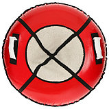 Санки-ватрушки, диаметр чехла 100 см, тент/тент, меховое сиденье, цвета микс, фото 4