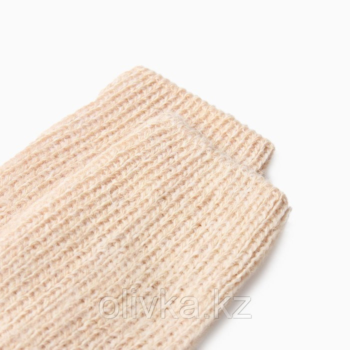 Носки женские шерстяные, цвет бежевый, размер 23 - фото 2 - id-p113238271
