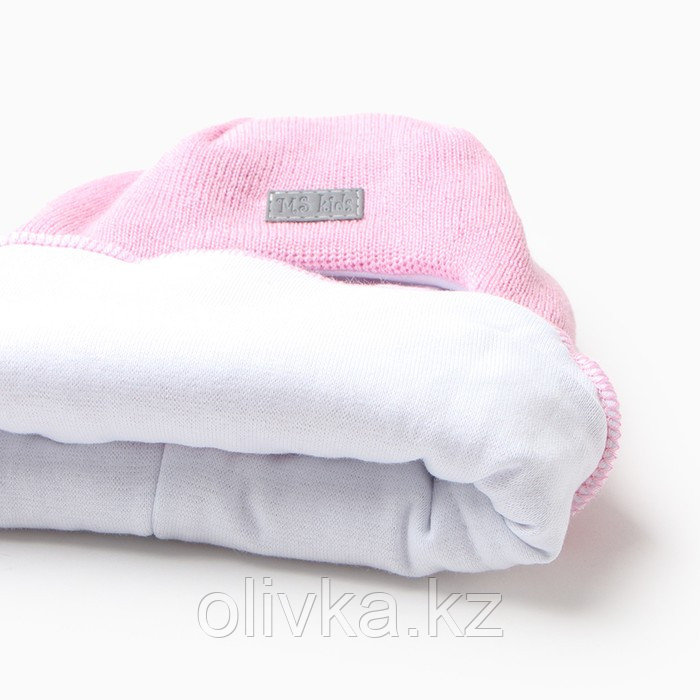 Шапка-шлем детский, цвет розовый, размер 50-52 - фото 2 - id-p113238280