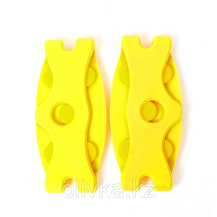 Ледоступы на носок, 5 шипов, универсальные, желтые - фото 7 - id-p113238288