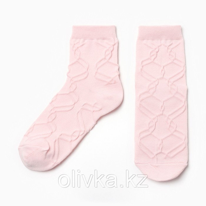 Носки женские шерстяные, цвет розовый, размер 23-25 - фото 1 - id-p113239330