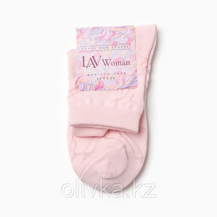 Носки женские шерстяные, цвет розовый, размер 23-25 - фото 3 - id-p113239330