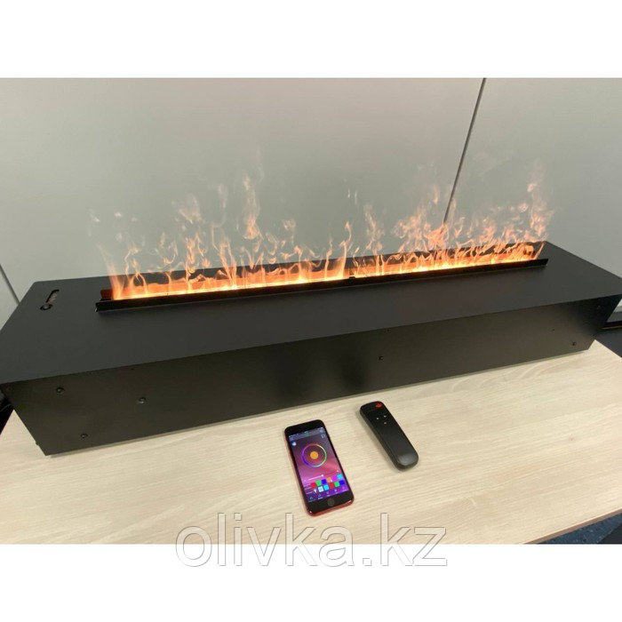 Электроочаг RealFlame Cassette 1000 3D LED, пульт ДУ, Bluetooth, без обогрева - фото 3 - id-p113236291