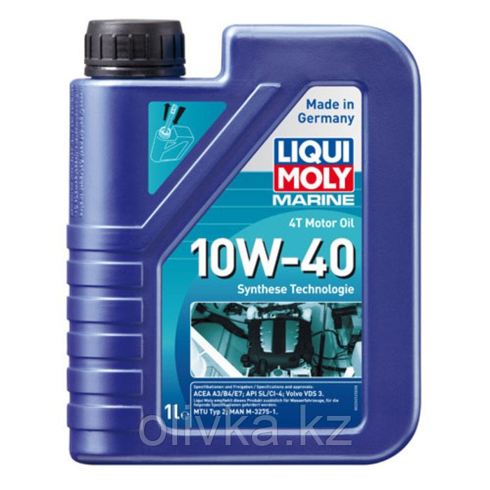 Моторное масло для для лодок LiquiMoly Marine 4T Motor Oil 10W-40 НС-синтетическое, 1 л (25012)