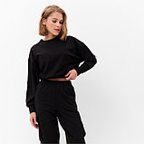 Костюм женский (брюки, свитшот) MINAKU: Casual Collection цвет чёрный, размер 42, фото 2