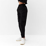 Костюм женский (брюки, свитшот) MINAKU: Casual Collection цвет чёрный, размер 42, фото 4