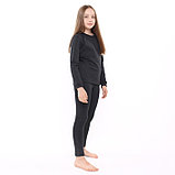 Термобельё для девочки (джемпер, брюки), цвет серый, рост 164 см, фото 2