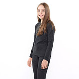 Термобельё для девочки (джемпер, брюки), цвет серый, рост 164 см, фото 4