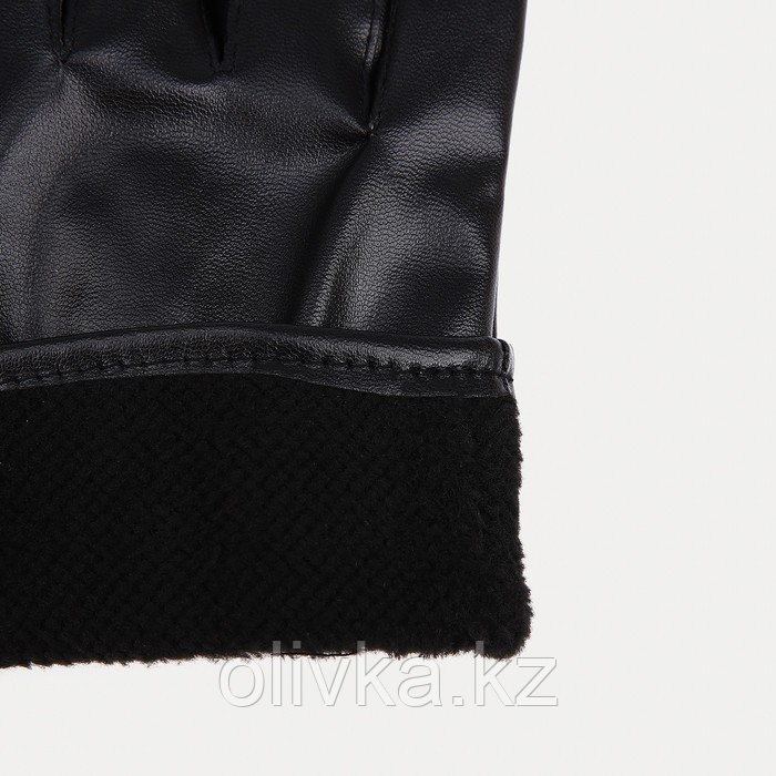 Перчатки женские, безразмерные, с утеплителем, цвет чёрный - фото 3 - id-p113237355