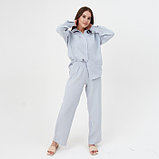 Пижама женская (рубашка и брюки) KAFTAN "Basic" размер 48-50, цвет серо-голубой, фото 6