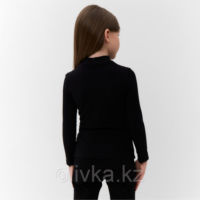 Джемпер для девочки (Термо), цвет чёрный, рост 110-116 - фото 4 - id-p113238367