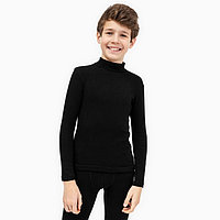 Джемпер для мальчика (Термо), цвет чёрный, рост 116-122