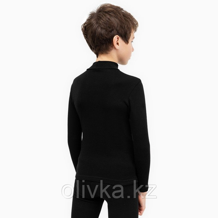 Джемпер для мальчика (Термо), цвет чёрный, рост 116-122 - фото 2 - id-p113238368