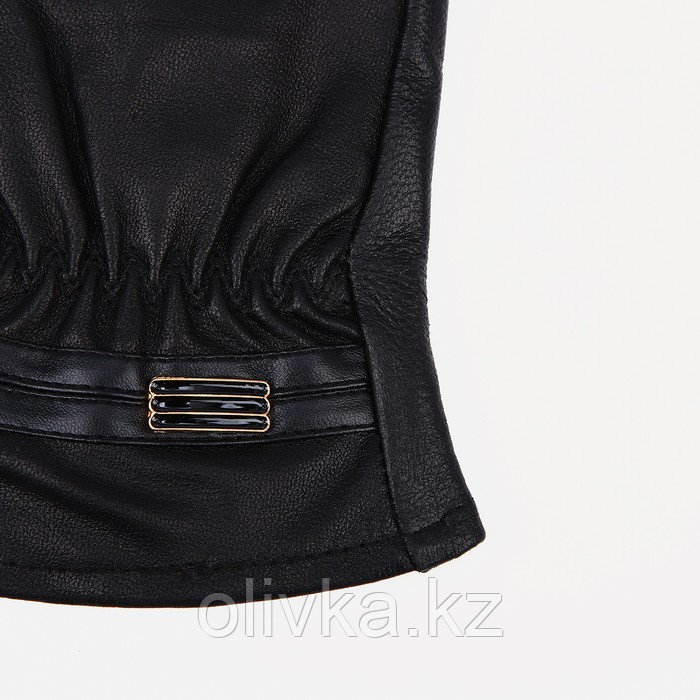 Перчатки женские, безразмерные, с утеплителем, цвет чёрный - фото 2 - id-p113237366