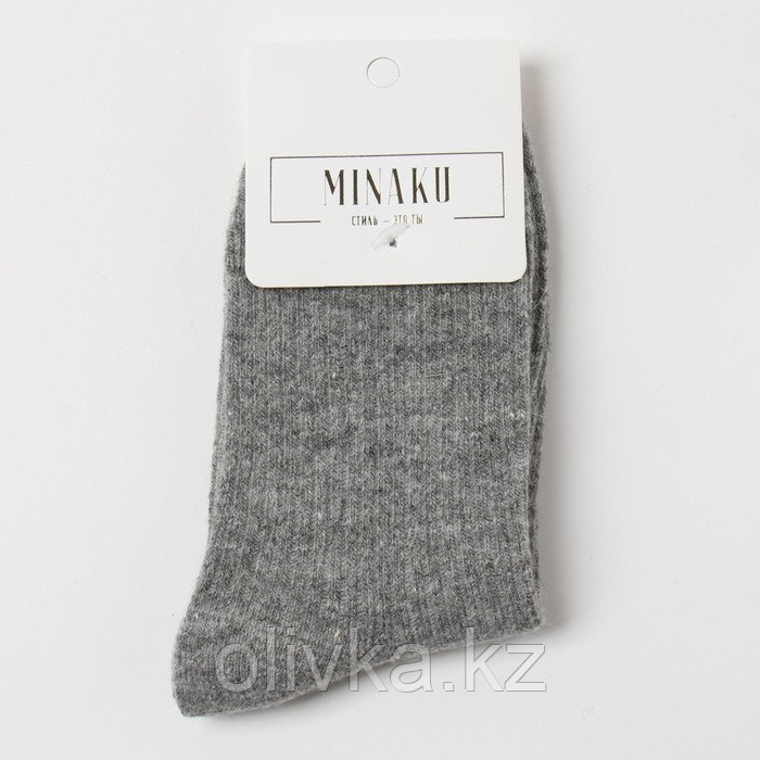 Носки женские MINAKU, цв. серый, р-р 36-39 - фото 3 - id-p113238386