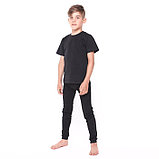 Термобельё для мальчика (кальсоны), цвет черный, рост 140 см, фото 5