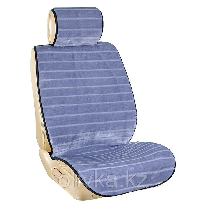 Накидка на сиденье Skyway ARCTIC, искусственный мех, серый, 5 предметов, S03001063 - фото 1 - id-p113230248