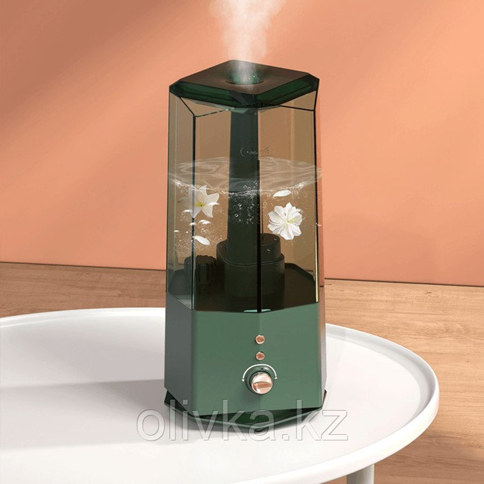 Увлажнитель воздуха Deerma Humidifier DEM-F360W, ультразвуковой, 25 Вт, до 40м2, 280мл/ч, 4л - фото 1 - id-p113236411