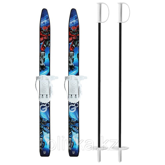 Комплект лыжный детский: лыжи 75 см, палки 75 см - фото 5 - id-p113239477