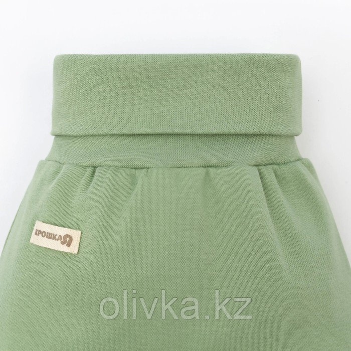 Ползунки-штанишки Крошка Я, BASIC LINE, рост 68-74 см, цвет зелёный - фото 3 - id-p113235826