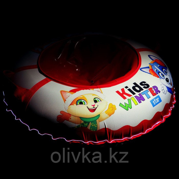 Тюбинг-ватрушка Winter Star Kids, LED-подсветка, диаметр чехла 93 см - фото 2 - id-p113240331