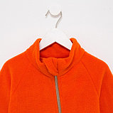 Комбинезон для девочки, цвет оранжевый, рост 74-80 см, фото 2