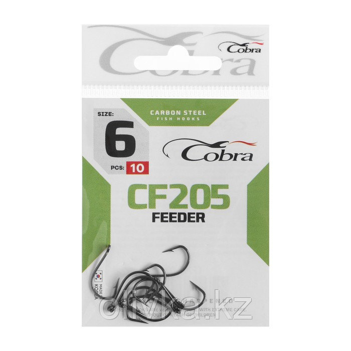 Крючки Cobra FEEDER, серия CF205, № 06, 10 шт. - фото 1 - id-p113233529